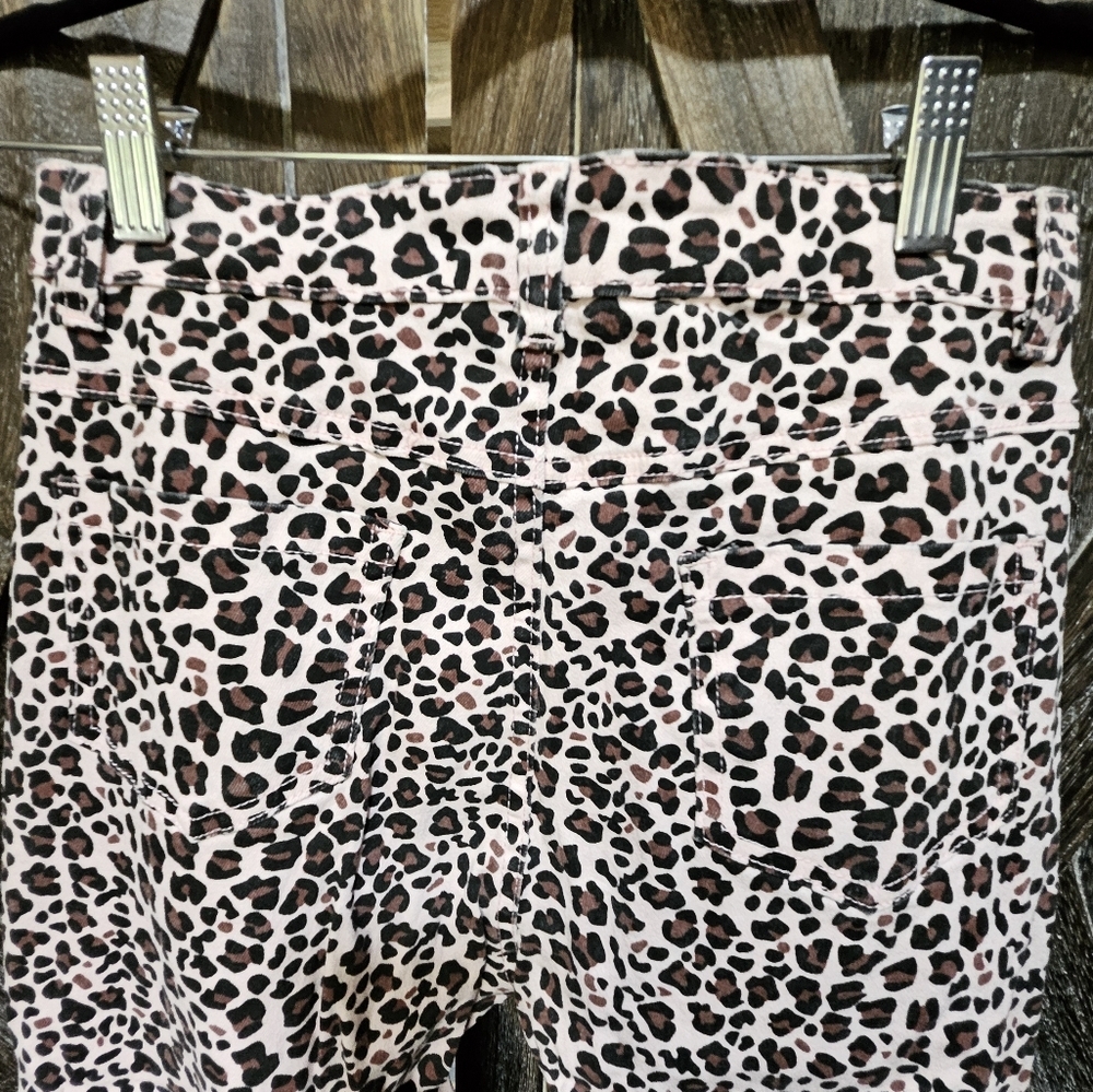 NWT Light Pink Leopard Print Women's Pants - Picture 5 of 5